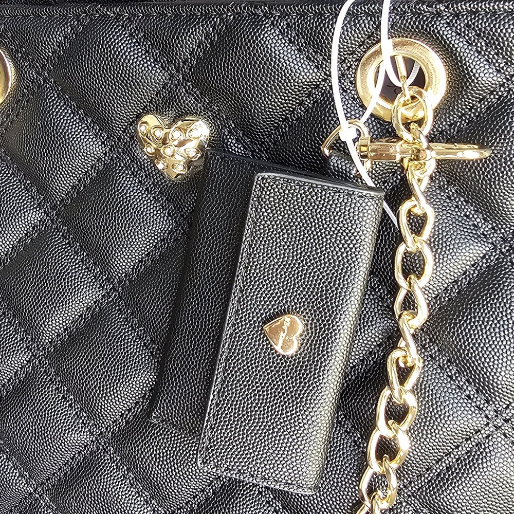 Betsey Johnson Heart Pendant Shoulder Bag - Picture 5 of 6